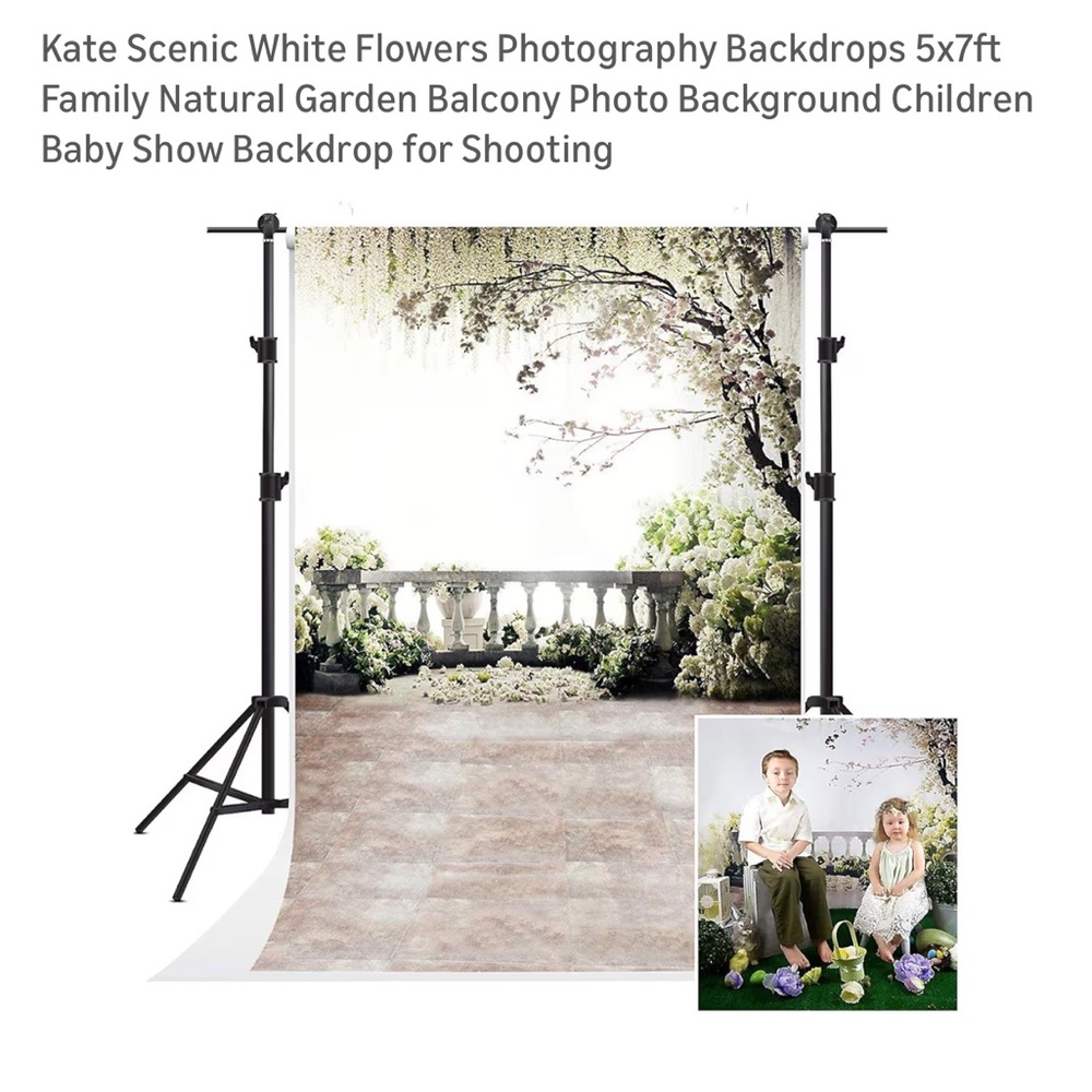 Kate spring backdrop size 5x7